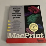 Vintage 1989 Macprint Hp Printer Software Macintosh Computers Cib 1.1. Fixed Price $19.99.