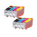 Pack Printer Ink Cartridges For PGI-5 CLI-8 Canon MX700 MP510 IP3300 IP3500. Fixed Price $19.18.