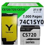 74C1SY0 Yellow Toner Cartridge Compatible For Lexmark CS720 CS725 CX725 Printer. Fixed Price $60.99.