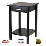 Winsome Liso Home Office, Espresso, End Table. Fixed Price $116.87.