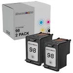 2 C9364WN Black Printer Reman Ink Cartridge For Officejet 6310XI. Fixed Price $13.99.