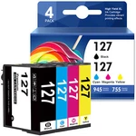 Pack 127XL Ink Epson Workforce 633 635 645 WF-3530 WF-3540 WF-7010. Fixed Price $11.98.