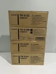 Kyocera TK-512 TK512BCMY FS-C5020N FS-C5025N FS-C5030N Toner 4PK New Genuine. Fixed Price $90.00.