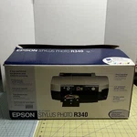 Epson Ink Jet Printer Stylus Photo R340 New / Open Box. Fixed Price $200.00.