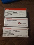 Office Depot Standard Staples Lot Three One Box Is 4600 B87. Fixed Price $19.99.
