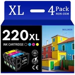 4PK 220XL Ink Cartridges For Epson XP-320 WF-2760 WF-2750 WF-2630 WF-2650. Fixed Price $12.99.
