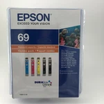 Epson 69 Durabrite Ultra Ink Combo 5 Pack Workforce Cx Nx (see Models). Fixed Price $24.99.