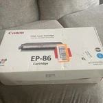Genuine Canon EP-86 Cartridge Cyan New Sealed Box. Fixed Price $75.00.