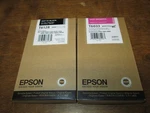 Expired Genuine Epson T6023, T6128, Ink Stylus Pro 7880 9880 Black, Magenta. Fixed Price $79.99.