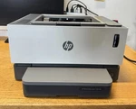 Hp Neverstop 1001NW Wireless Black-and-white Laser Printer. Fixed Price $250.00.