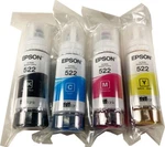 Genuine Epson 522 Ink Bottles Pack For ET-2720 ET-2800 ET-2803 ET-4700 ET-4800. Fixed Price $27.99.