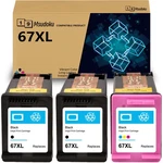 67XL Ink Cartridge For Hp Deskjet 2855E 2800E 2755E 4155E 2700 Envy 6055E 6455. Fixed Price $24.99.