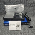 Vtg Panasonic RQ-2102 Portable Cassette Tape Recorder Silver Slim Line Unit Read. Fixed Price $56.99.