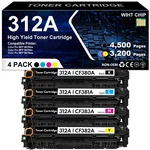 4PK 312A CF380A Toner Compatible With Hp Laserjet Pro Mfp M476NW M476DN M476DW. Fixed Price $58.08.
