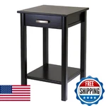 Winsome Liso Home Office Espresso End Table Printer Stand. Fixed Price $131.98.