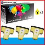 3-PACK 02 Yellow Ink Cartridge For D7168 D7460 Printer. Fixed Price $11.99.