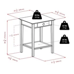 Winsome Studio Home Office Transitional Solid Wood Printer Stand Honey Pine. Fixed Price $132.44.