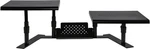 Allsop 31883 Metal Art Ergotwin Height Adjustable Dual Monitor Stand (pearl Blac. Fixed Price $133.78.