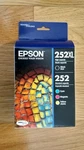2023 Genuine Set Epson #252XL / Ink T252 Workforce WF-3620 WF-7610 7720 Seal. Fixed Price $39.00.