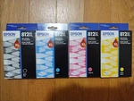 2028 Genuine Epson #812XL Ink Workforce EC-C7000 WF-7820 WF-7840 WF-7310. Fixed Price $114.00.