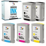 Cmyi 5PK 940XL Cartridges For Hp Officejet Pro 8500 - A909A A909G A910A A910G. Fixed Price $33.48.