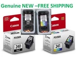 Genuine Canon 240/241 Original Ink Cartridge Combo For MG3620 MG3520 Printer-new. Fixed Price $59.96.
