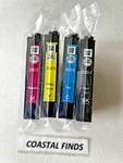 Epson Ink Cartridge Cmyk Set Of Initial New Oem Sealed Wf 3640 3620. Fixed Price $17.65.