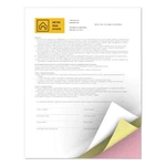 Xerox Revolution Carbonless 3-PART 8.5X11 White/canary/pink 5000/CARTON 3R12425. Fixed Price $385.45.