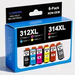 6PK T312XL T314XL Ink Cartridges For Epson Expression Photo 15000 8600 8500. Fixed Price $88.00.