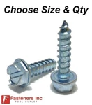 Hex Washer Head Self Tapping Sharp Sheet Metal Screws Zinc (all Sizes & Qtys). Fixed Price $141.23.