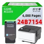 XC2235 Cyan Toner Cartridge Compatible For Lexmark C2240 24B7154 24B7155. Fixed Price $65.99.