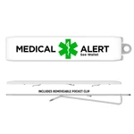 Medical Alert Clip See Wallet Ergonomic Design Steel Mounting Plate Pocket. Fixed Price $9.99.