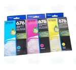 3PK Genuine Epson 676XL Color Inks WP4010 WP4540 WP4590 WP4520 WP4020 WP4530. Fixed Price $44.99.