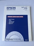 Epson Professional Media Premium Luster Photo Paper 8.5X11 New 50 Sheets. Fixed Price $49.99.